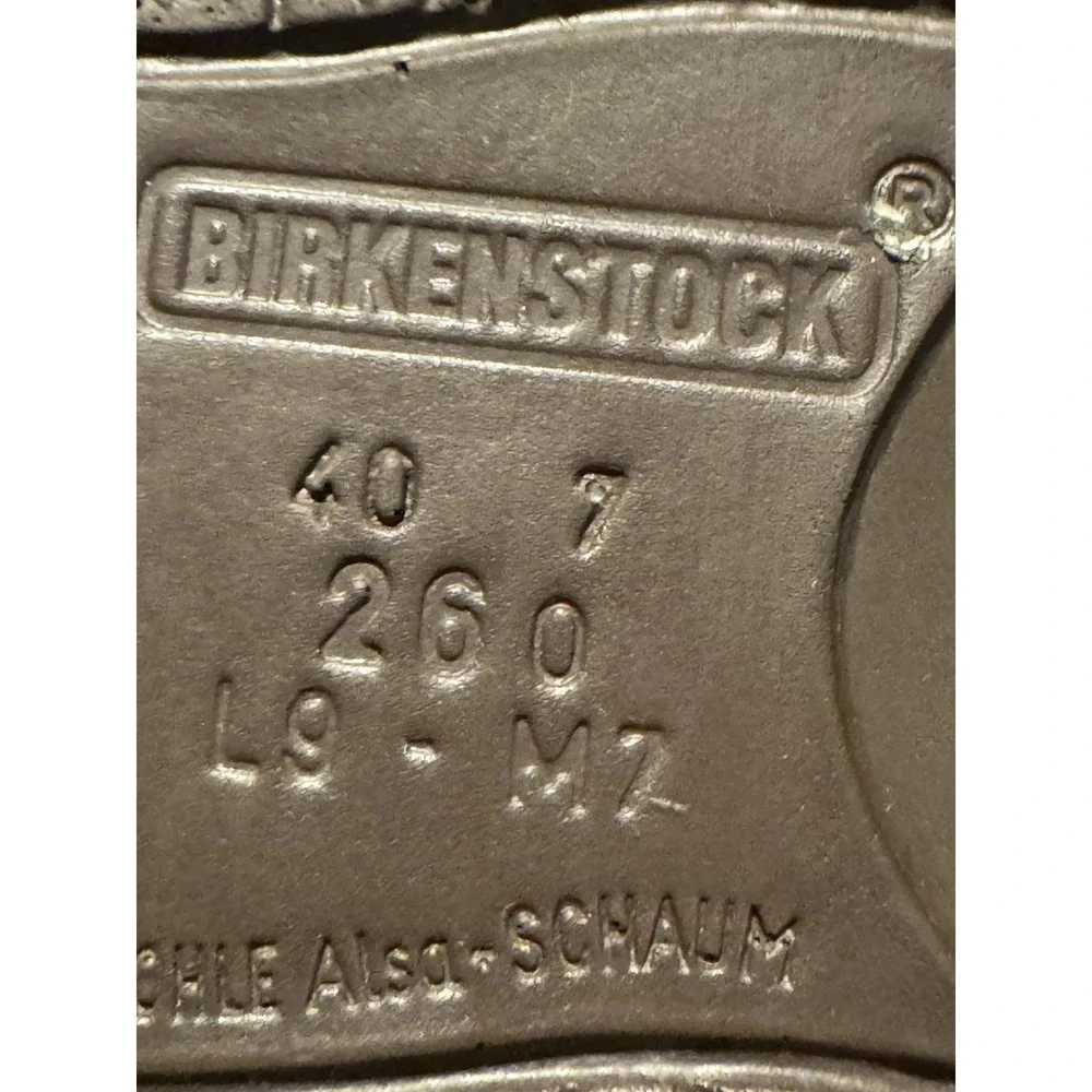 Birkenstock Footprints Memphis Shoes Sz 40 Mens 7 Woman's 9 Lace Up Oxford